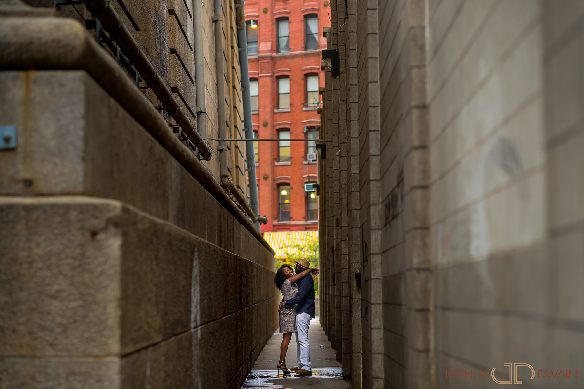 Kimberly & David's engagement in Dumbo, Brooklyn, NY
