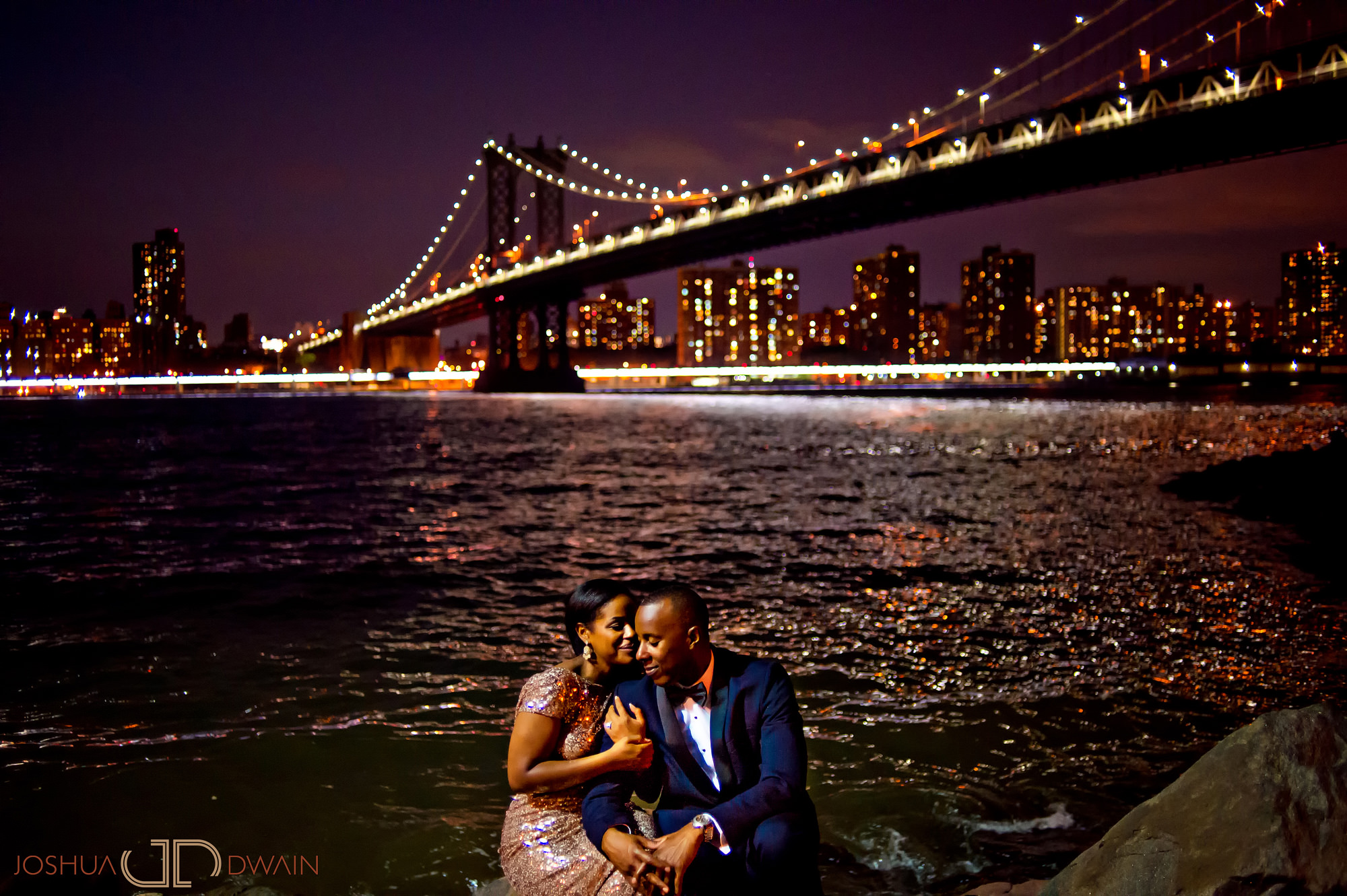 Penelope & Joseph's Engagement Session in Dumbo, Brooklyn, NYC