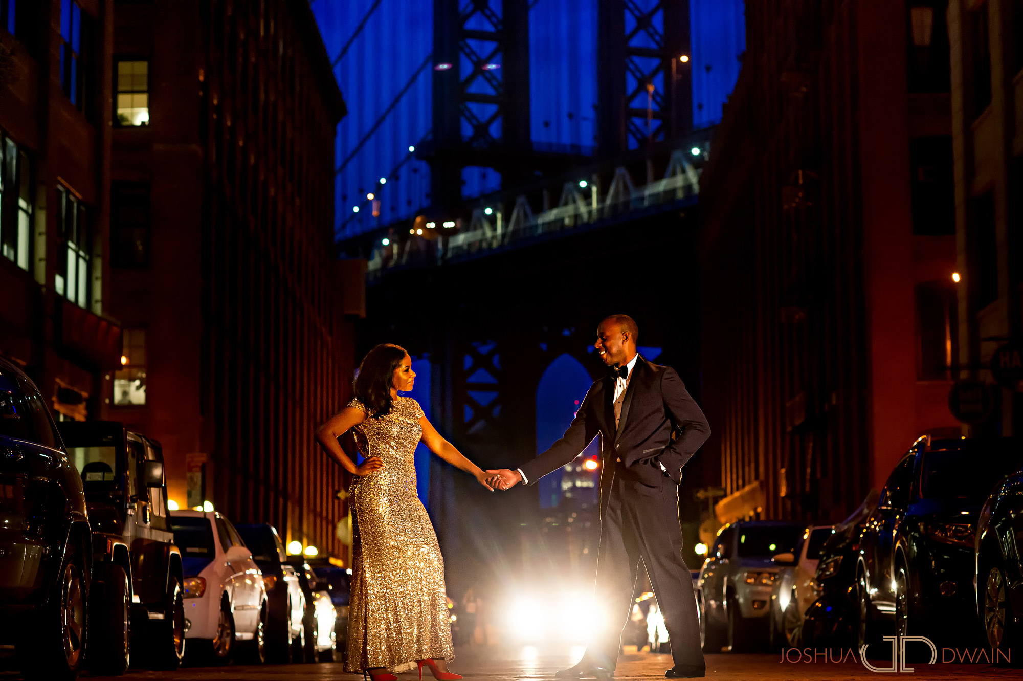 Penelope & Joseph's Engagement Session in Dumbo, Brooklyn, NYC