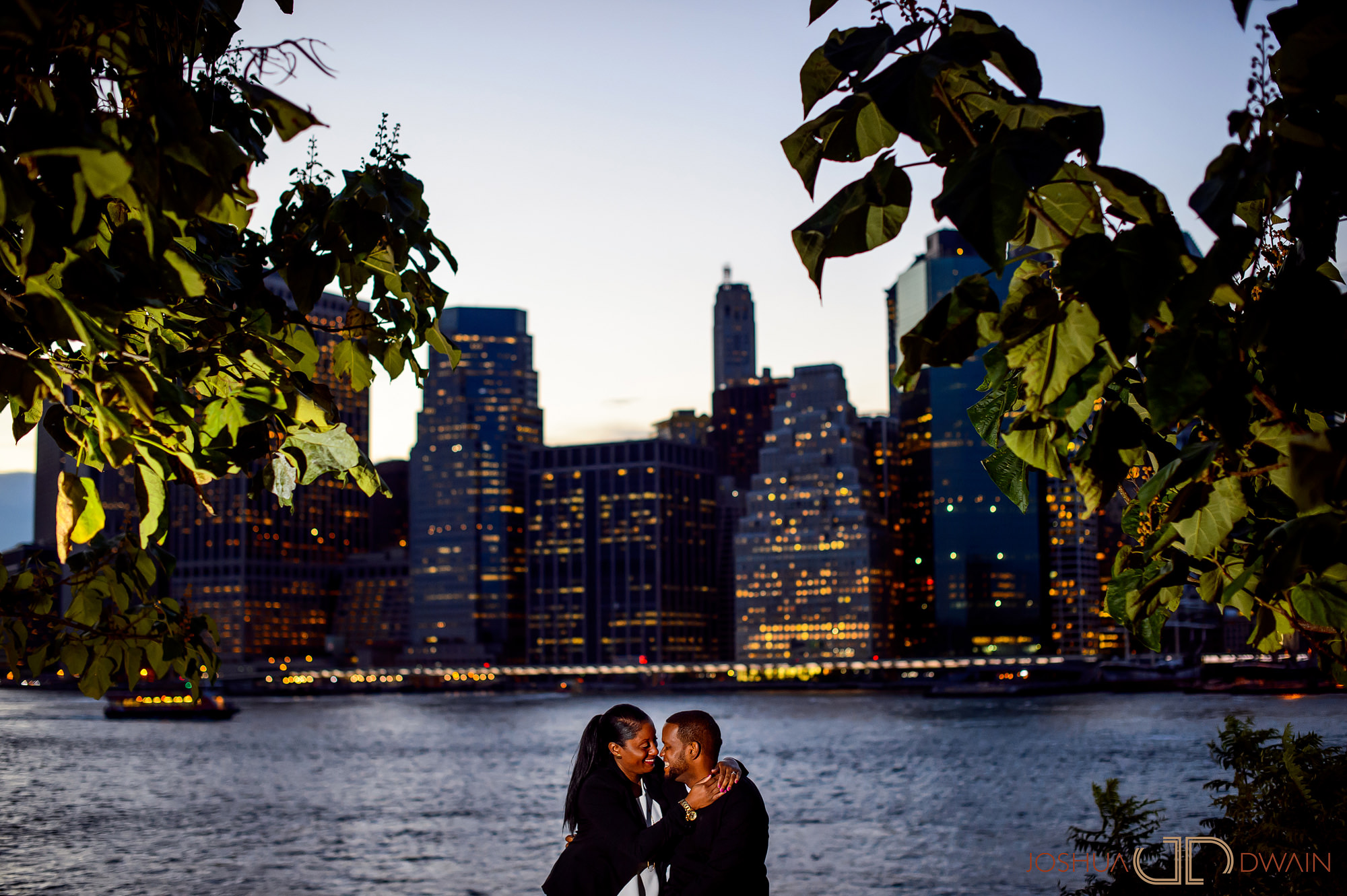 Colleen & Shannon's Engagement Session in Brooklyn Bridge Park, NY